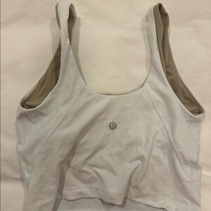 White Lululemon Tank